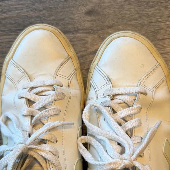 Veja womens Cream and White Sneakers - Picture 6 of 8